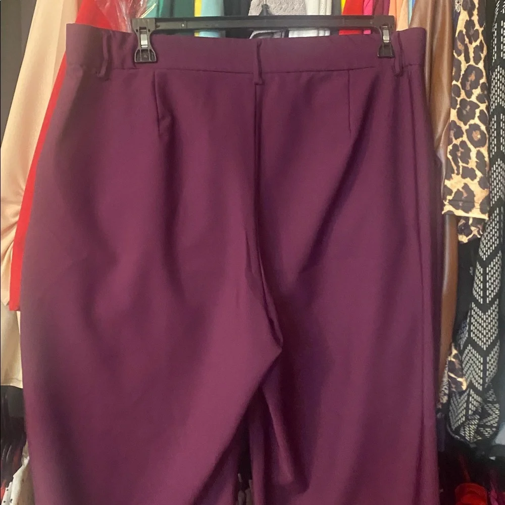 Torrid Deep Purple Trousers - Picture 5 of 5